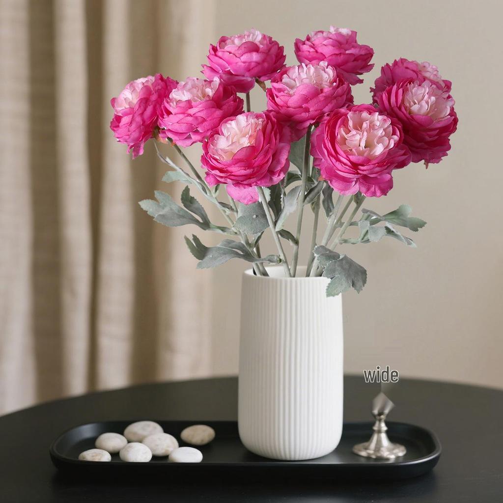 Fiori Artificiali Loto Rugiada Stile Europeo per Matrimoni e Decorazioni per la Casa