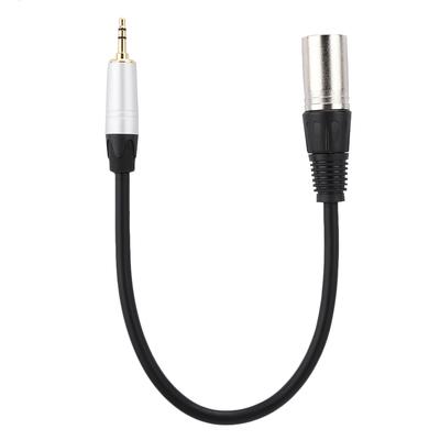 3,5 mm Klinke Stecker auf XLR Stecker o Adapterkabel Konverter Stereo Übertragungskabel