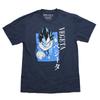 Dragon Ball Z New Adult T-Shirt - Running Blue Vegeta Box Attack