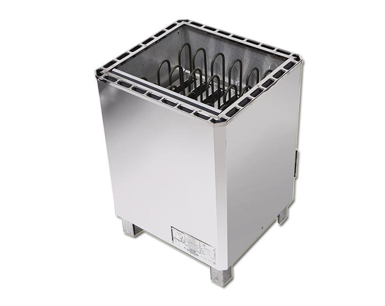 "Commercial Stainless Steel Sauna Heater with Digital Display and Stones”