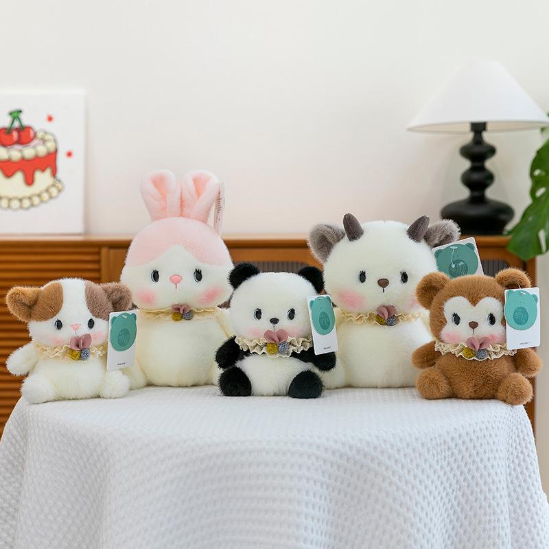 New Style of Breast Pupp Cute Table with Rabbit Little Devil Doll Birthday Gift Cart Decoration Plush Toy