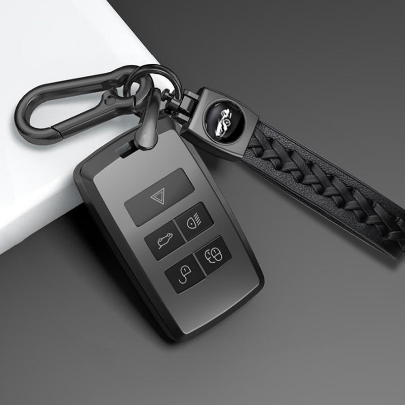 Nowe Etui Pokrowiec Obudowa na Kluczyk Samochodowy do Land Rover Range Rover Sport Evoque Freelander Velar Discovery 4 Jaguar XE XJ XF Gitara