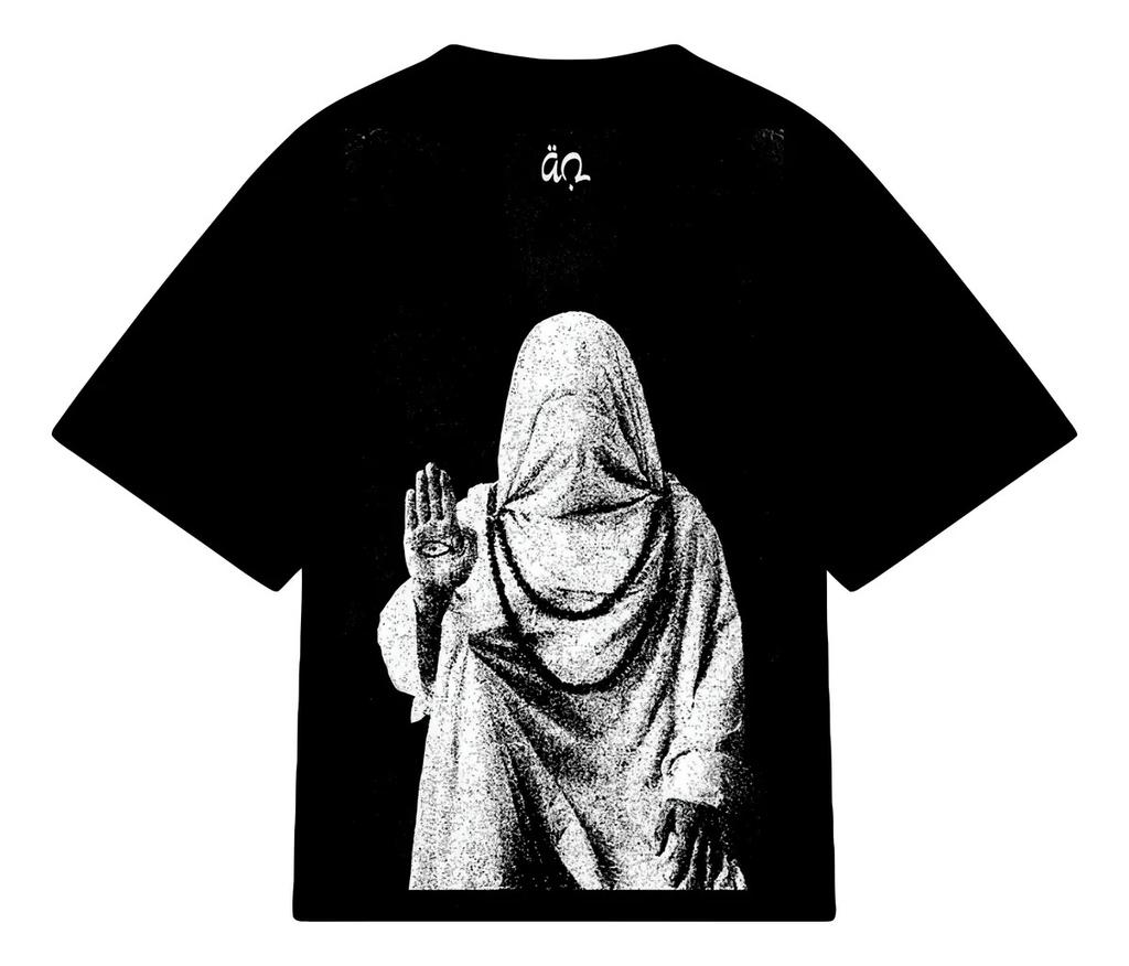 BLINKO Vertical Gothic Old English Font Vintage T-Shirt, Unisex Streetwear Punk Tee, 100% Cotton Casual Short Sleeve Top