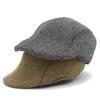 Retro Plaid Spring and Autumn Cap Men's Fashion Versatile Middle and Old British Beret Wholesale Simple Forward Hat