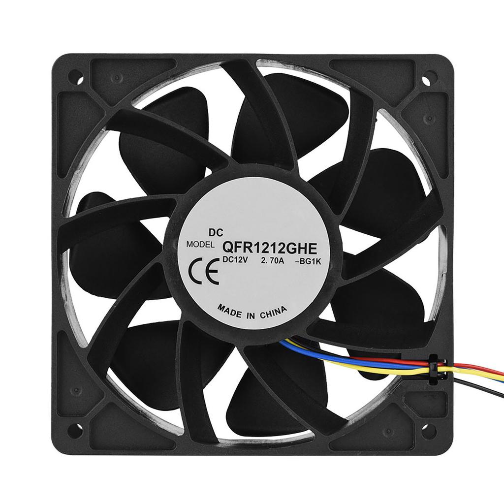 DC 12V 2.7A 6000RPM Cooling Fan Replacement 4 Pin Connector for Antminer S7 S9