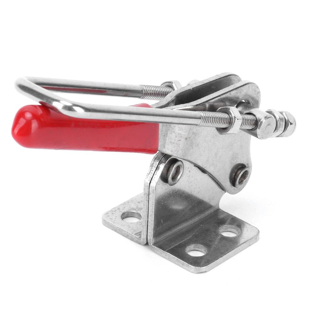 2PCS Heavy Duty Latch Catch Adjustable Hasp Latch Durable Toggle Clamp