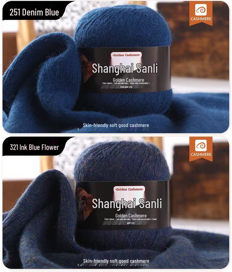 Shanghai Sanli Kaschmirgarn: Wolle für Handstricken, Pullover, Mützen, Schals und Babyartikel