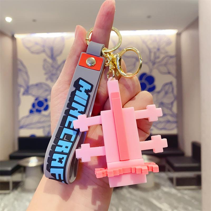 

Брелок для гри Minecraft, Креативний мультяшний кулон, Ігрова атрибутика, Маленький подарунок