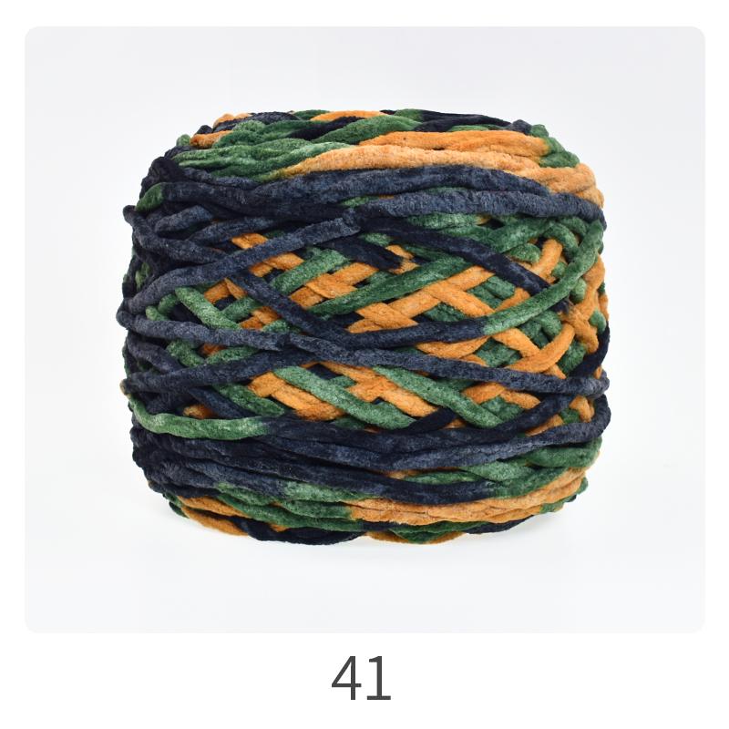 Chunky Ice Silk Yarn for Hand-Knitting: Ideal for Sweaters, Scarves, Bags, Crochet Dolls, and Hooked Shoes