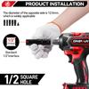 ONEVAN 1000N.M Brushless Electric Impact Wrench 1/2" Cordless Screwdriver Torque Wrench Power Tool For Makita 18V Battery Pin