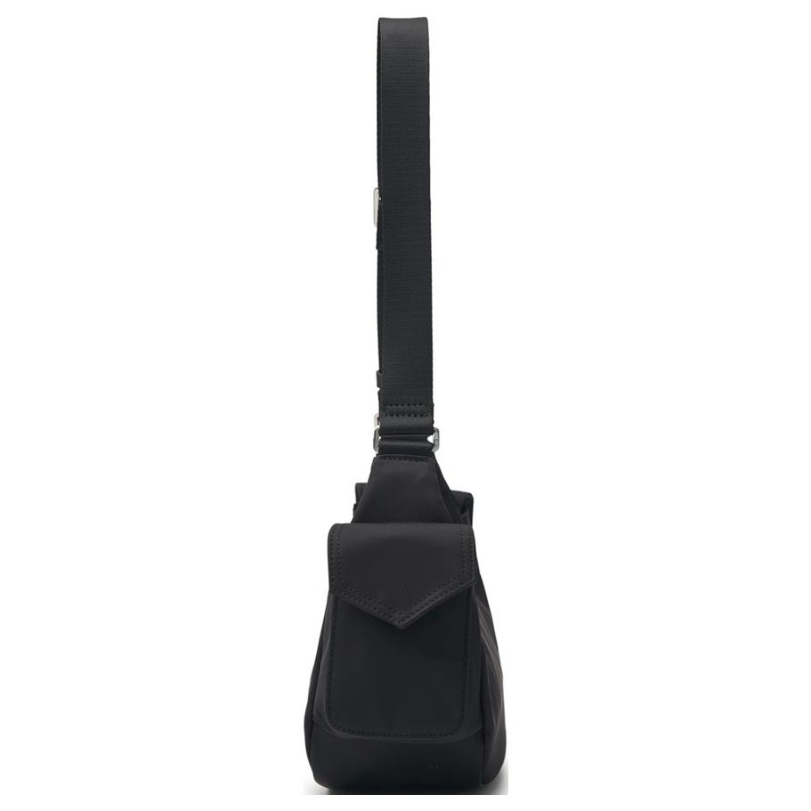 New MLB Nylon Shoulder Bag Regular Women's Black 3ABQM044N