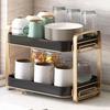 Cup Holder Storage Rack 2-Tier - Multifunctional Drying Rack with Drip Tray Drain Organizer for Wine Tea Coffee Glasses & Cups