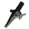 Insulated Test Clamp Safe 20mm Opening Current Test Clip with 4mm Banana Socket for Car Trucks Electrical ProjectsBlack