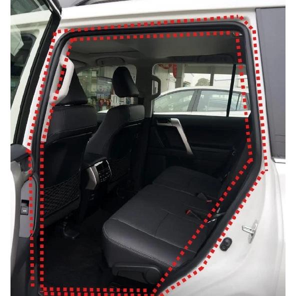 1 Piece Black Door Rubber for Land Cruiser Prado LCP150 2010- Rain Seal Strip Weatherstrip for Door Frame 62332-0G010-A1
