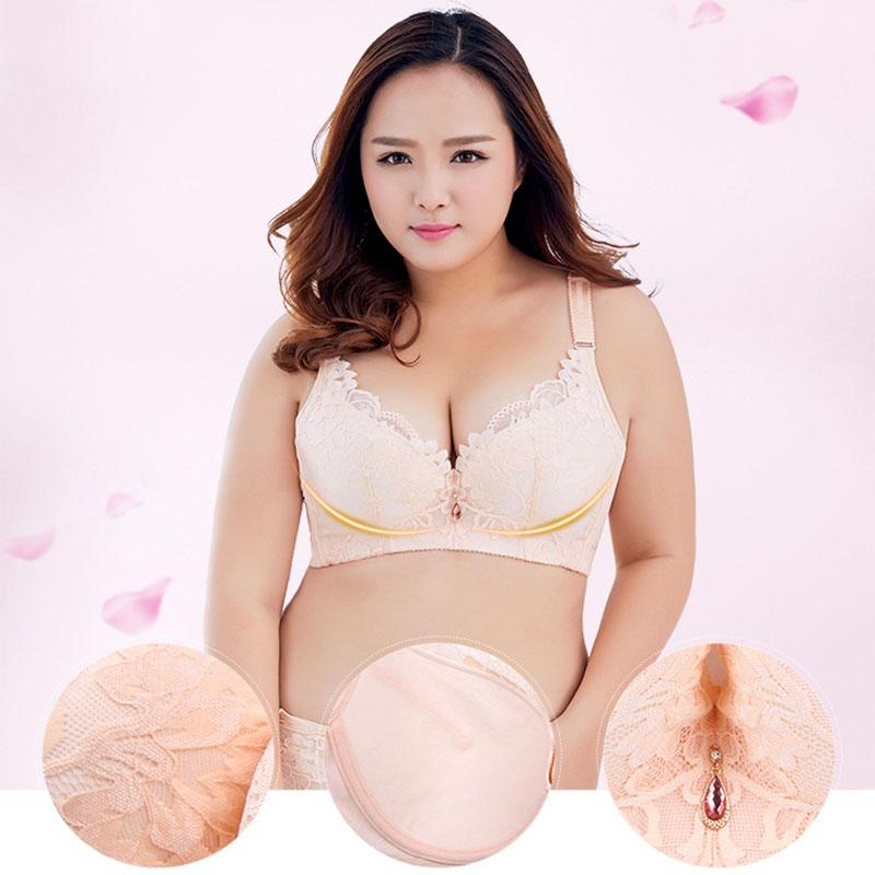 Sexy Bras for Women Lace Plus Size E Cup Thin Bra Adjustable Gather Steel Ring Sensual Lingerie Push Up Bra Fancy Underwear