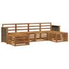 Outdoor Sofa Set Solid Acacia Wood