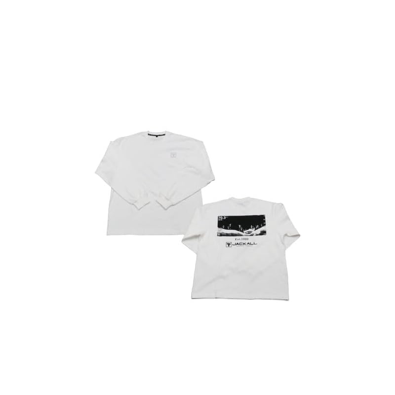 

JACKALL graphic long sleeve Tee white XL size