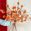 Persimmon Fruit Flower Arrangement: New Year's Dried Floral Decoration