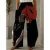 Women's Fall And Winter Pants Exquisite Three-dimensional Abstract Human Face Printing Pants Casual Versatile Street Pants