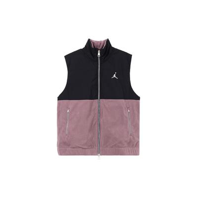 Essentials Spliced Stand Collar Zip-Up Casual Vest Men Vest Black FD8629-011
