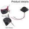 Electronic Buzzer 100dB Vehicle Electronics 1Pc 4.3 Inch Black