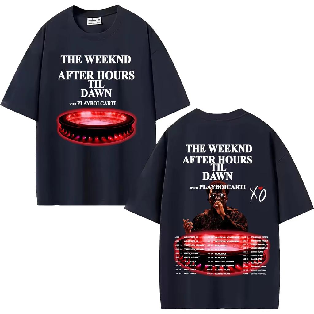 2026 Summer Hot Sale The Weeknd Xo After Hours Til Dawn Music Album T Shirt Men Women Hip Hop Streetwear Tee Breathable and Comfortable Clothes