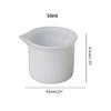 Silicone Measuring Cup,Nonstick Reusable Silicone Mixing Pouring Cup for Epoxy Resin,Casting Mold,Jewelry Making Crafts