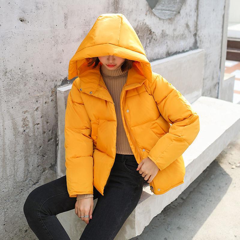 Manteau et veste à pain pour femmes, amples coréens, avec capuche, pour étudiantes, vêtements épais et chauds, hiver