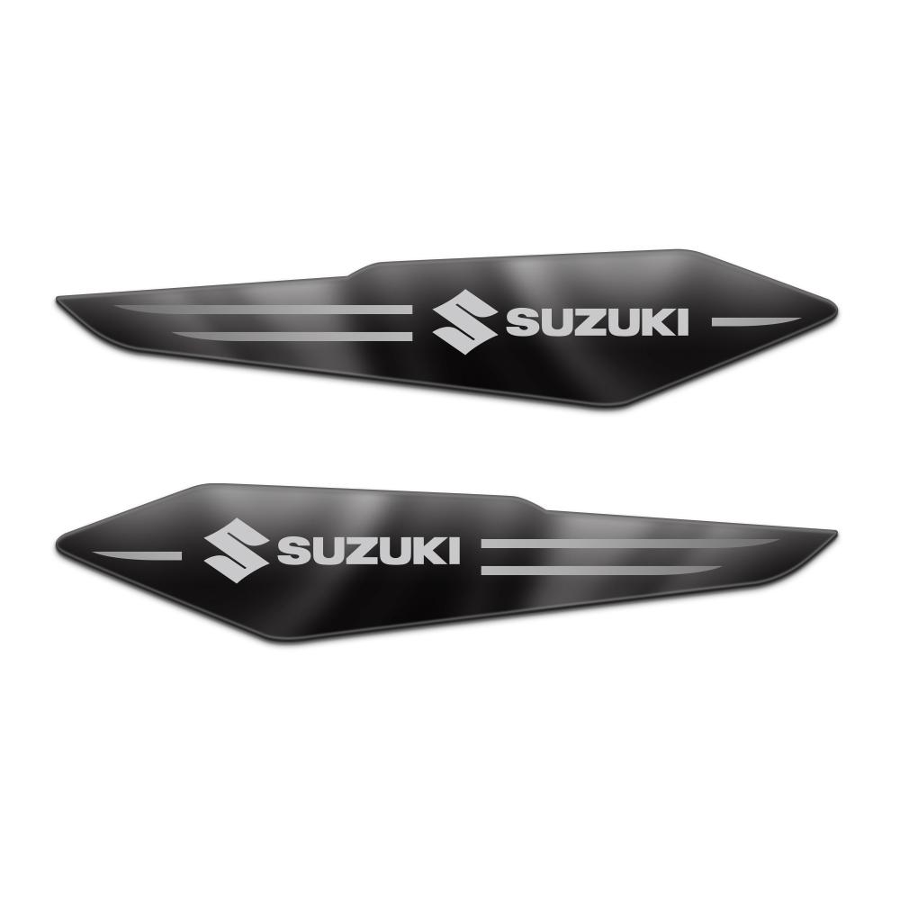 

2Pcs Car Emblem 3D Reflective Side Wing Fender Stickers Accessories For Suzuki New Alto Swift Strom Tianyu Shangyue Ruiqi Baleno чёрный