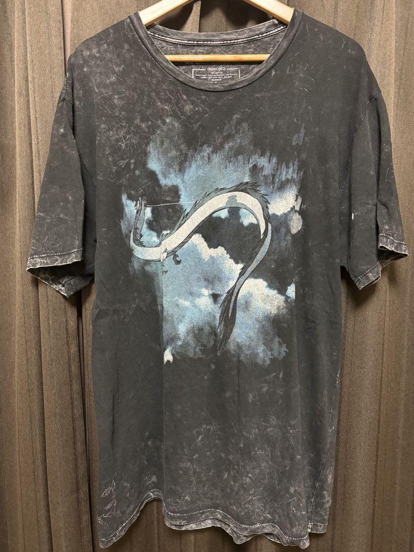 

[USED] Studio Ghibli Spirited Away Haku T-shirt Movie Anime Hayao Miyazaki Sumikuro