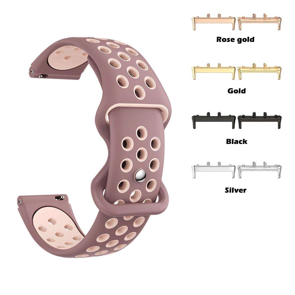 Two Tone Strap for Samsung Galaxy Watch Fit3 Breathable Round Hole Band Suitable for Samsung Galaxy Watch Fit3 Smartwatch Correa