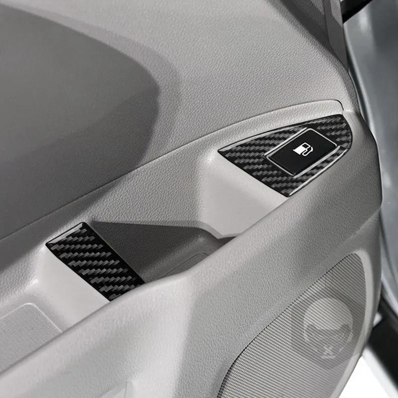 Für Honda Ridgeline Pilot Passport Auto Zubehör Kohlefaser Vordertür Aufbewahrungs panel Innenverkleidung Zierleiste Modifizierter Aufkleber