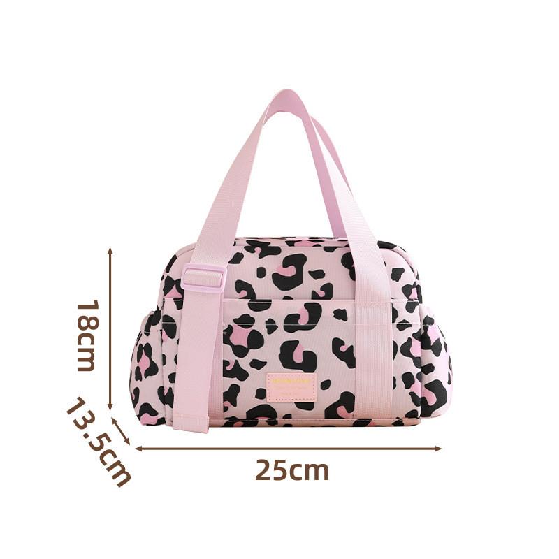 Pattern Cute Bowknot Insulated Lunch Tote For Office Commuters And Meal Storage