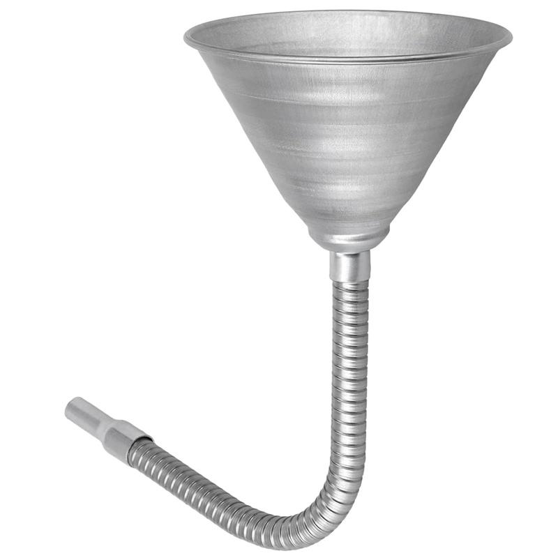 Öltrichter mit Sieb Metalltrichter Langhals-Trichter Ausgießtrichter für Autoöle Fahrzeuge Kraftstoffflüssigkeiten