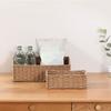 Rectangular Cosmetics Storage Box Handmade Snack Storage Box Coffee Table Storage Basket  for Home