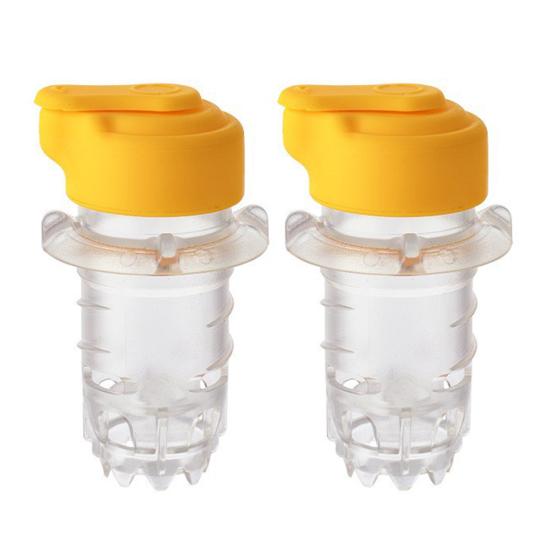 1/2Pcs Lemon Squeezer with Screw Top Lid Built-in Filter Multi-functional Hand Held Juicer Mini Manual Lemon Orange Citrus Lime Press Tool Kitchen