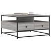  Coffee Table, Grey Sonoma Oak, 80x80x45 Cm