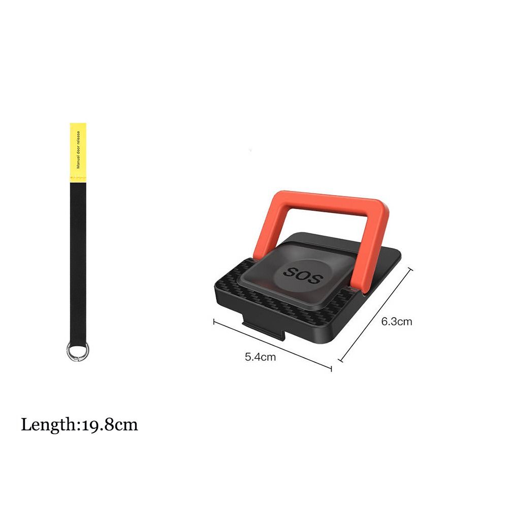 Flocking Emergency Release Strip for Tesla Model 3 Highland 2024 2025 Model Y 2022-2025
