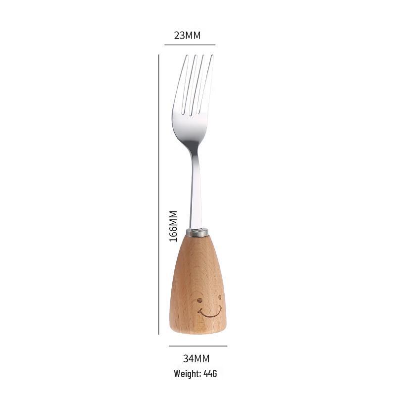 Ruhan Kids Stainless Steel Smiling Face Spoon