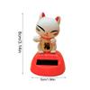 Swinging Cat Figurine Ornaments, Shaking Head Cat For Car, Dashboard Dancing Toy, Bobblehead, 1.97x3.15