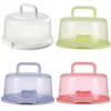 With Lid and Handle Cake Storage Box Transparent Storage Tray Cake Carrier  Container Stand