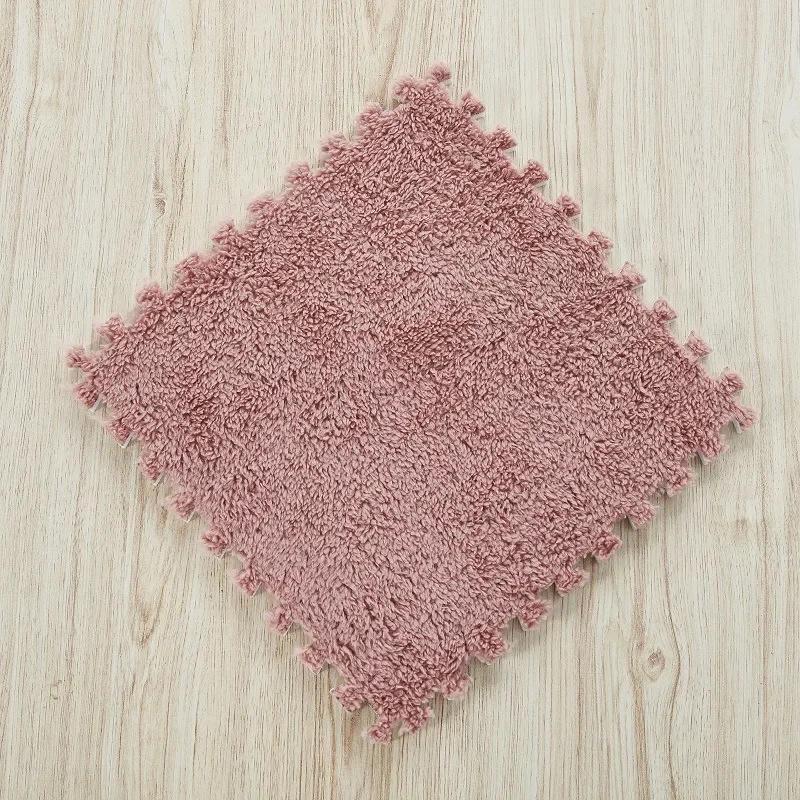 Soft Plush Children's Mat Babe Toys Eva Foam Puzzle Carpet Warm Children Play Mats Interlocking Rugs Infant Carpet 30*30*1.2CMcm