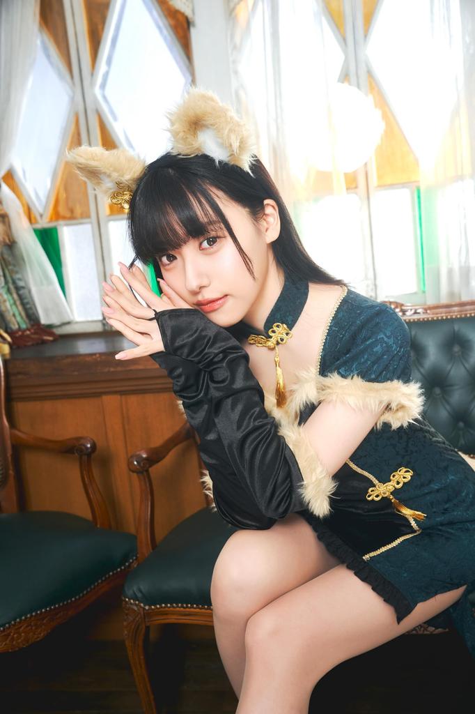 Chinoipone Cosplay Halloween Fox Green [Průhledný kámen] Dámské