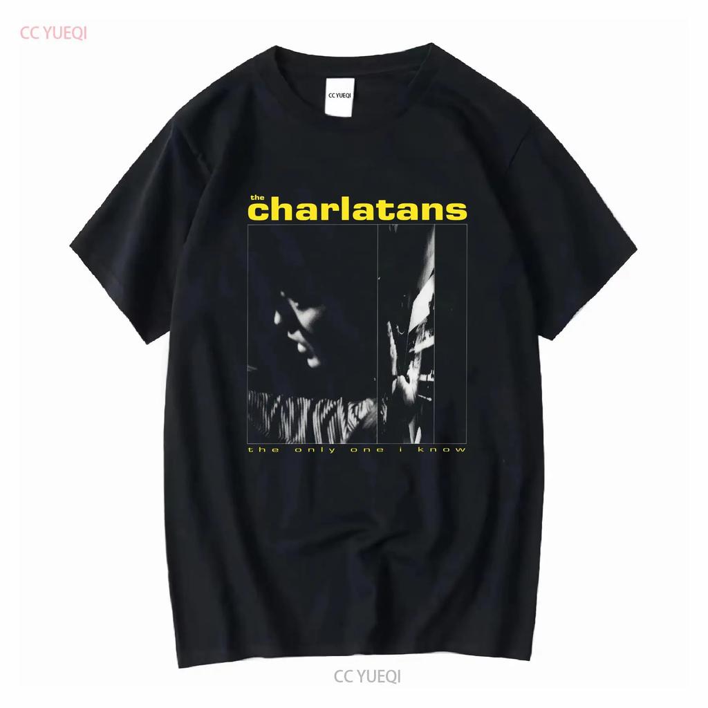 VINTAGE 1990 THE CHARLATANS INDIE ROCK TOUR CONCERT T SHIRT MADCHESTER BRITPOP Vintage Washed Homme Stretched Fashion