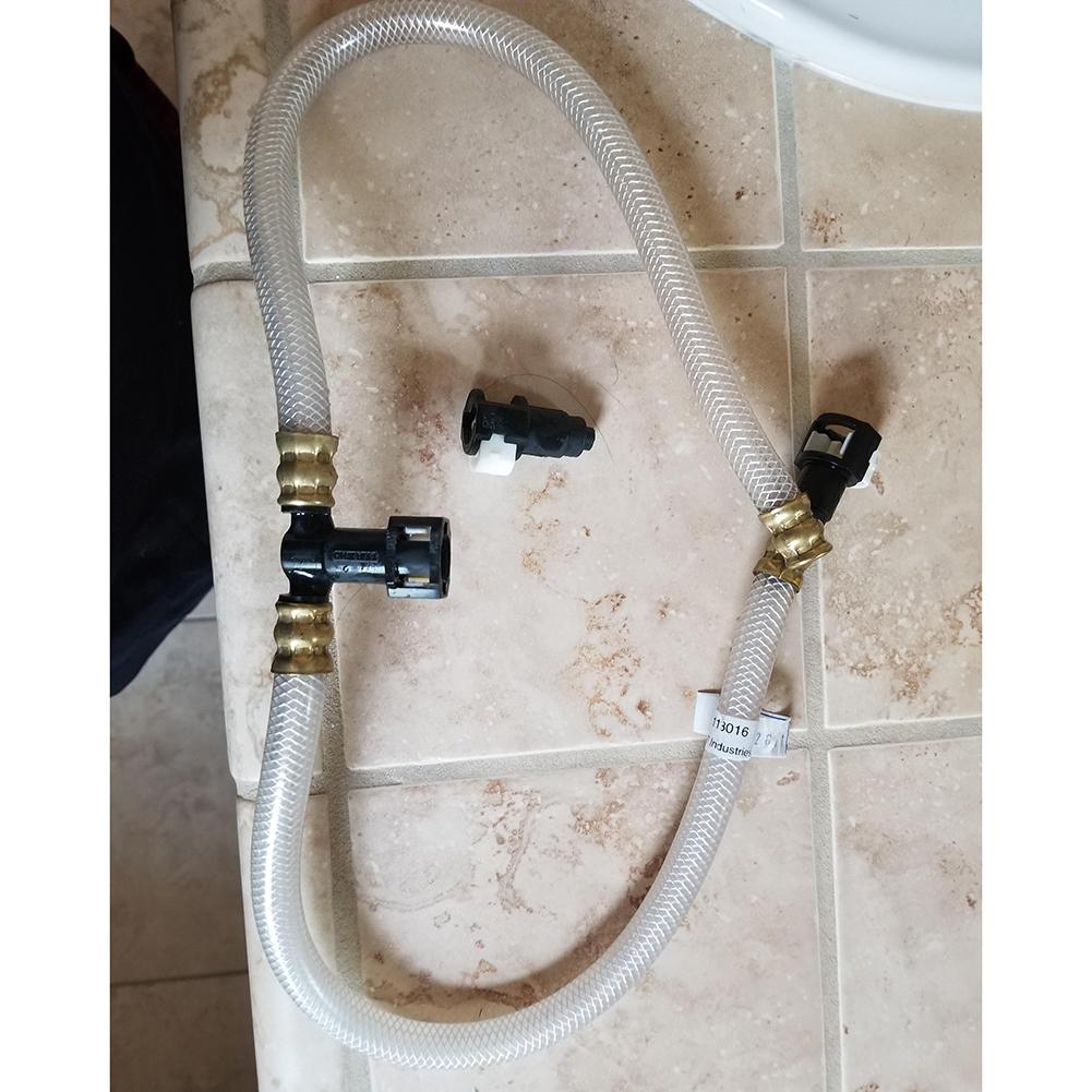 

1PC Faucet Hose Kit For Widespread Bathroom Sink Faucets Replacement Hose Kit 11x11x3cm Bathroom Plumbing Replace Accessories China Mainland