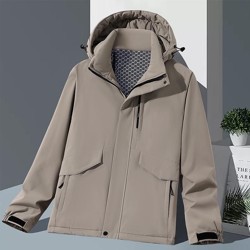 Unisex Windproof Waterproof Cotton Down Jacket with Velvet Lining – Thickened for Warmth and Cold Protection
