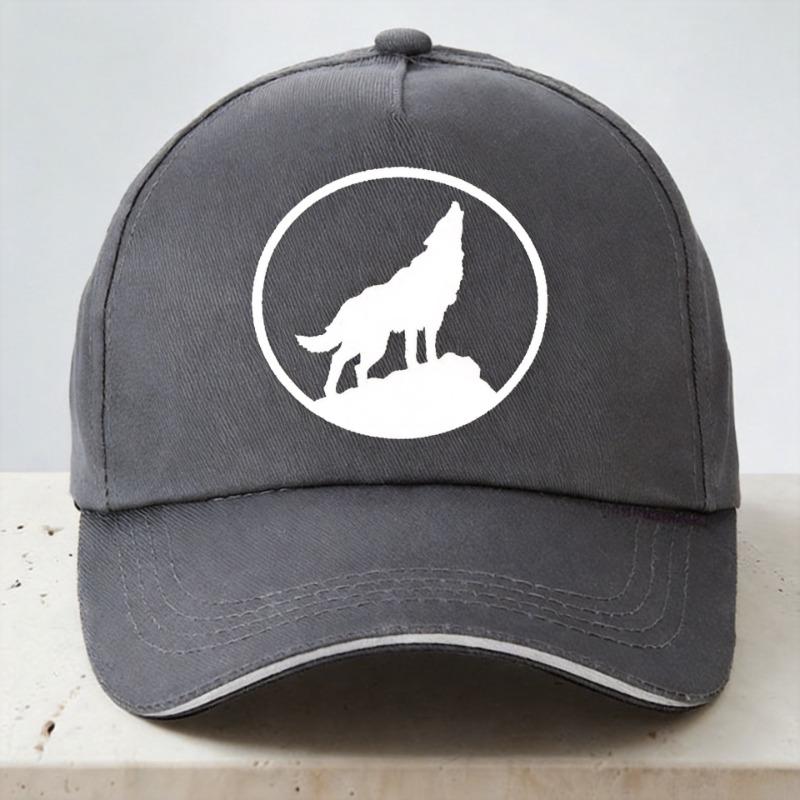 animal Wolf Baseball caps Unisex Casual outdoor adjustable hip hop Golf snapback hat bone