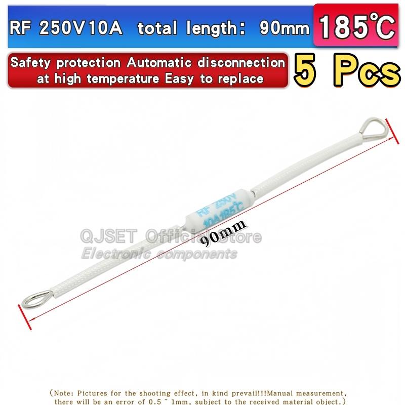 5pcs Rice Cooker RF Ceramic Thermal Fuse Accessories Resistor RF216 Degree 10A 15A 250V 20A RF165C 185C 230C 240C 130C 155C 216C Fuses4