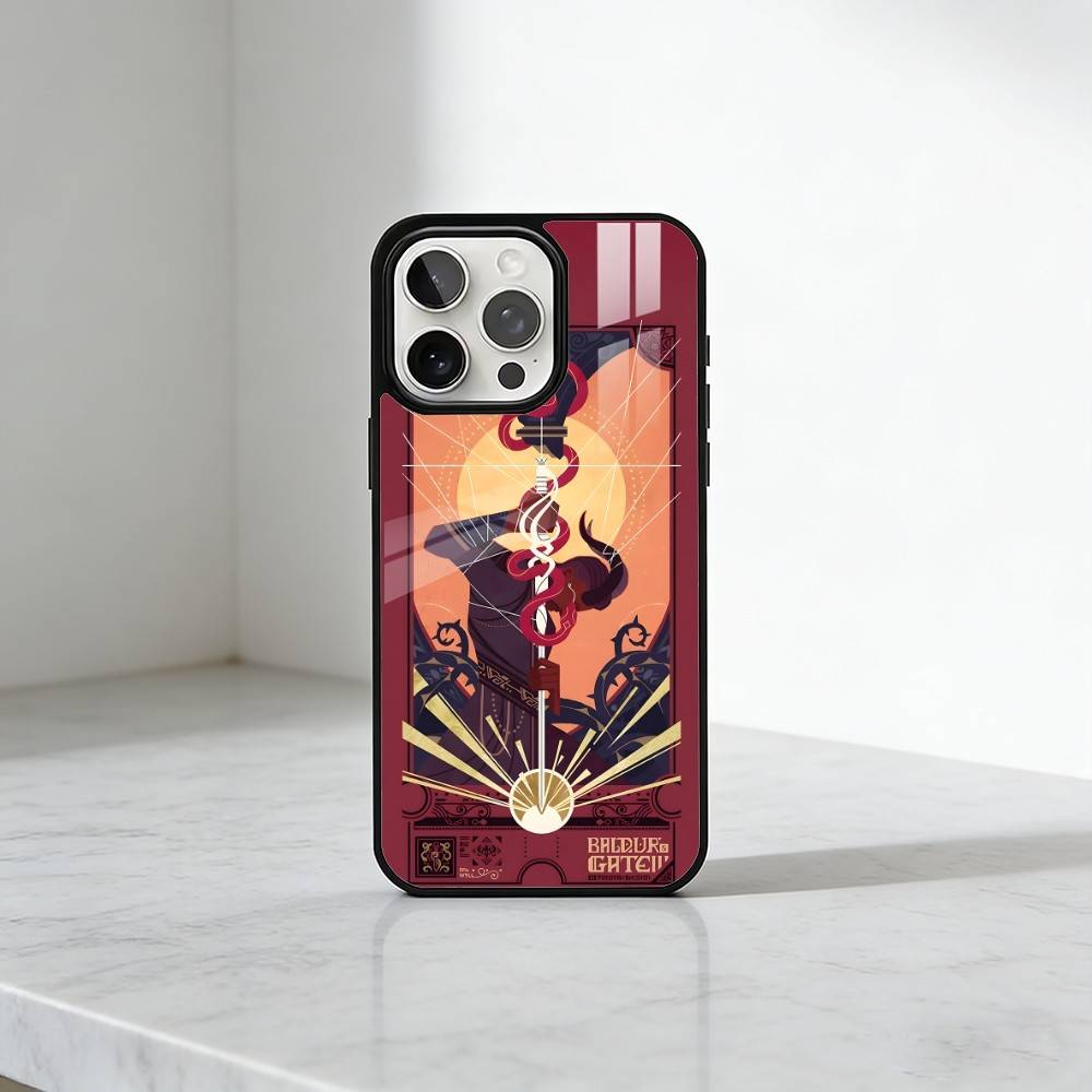 

B-Baldur s G-Gate3 Print Phone Case For iPhone17,16,15,14,13 Plus,Pro Max Magnetic For Magsafe Wireless Charging iPhone13
