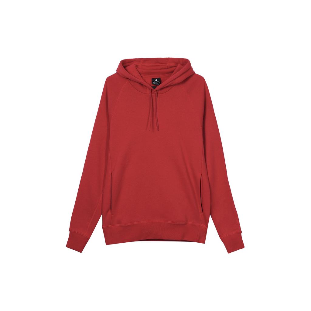 Jordan Solid Color Hoodie With Drawstring Long Sleeves Men Tops Red AQ1209-687
